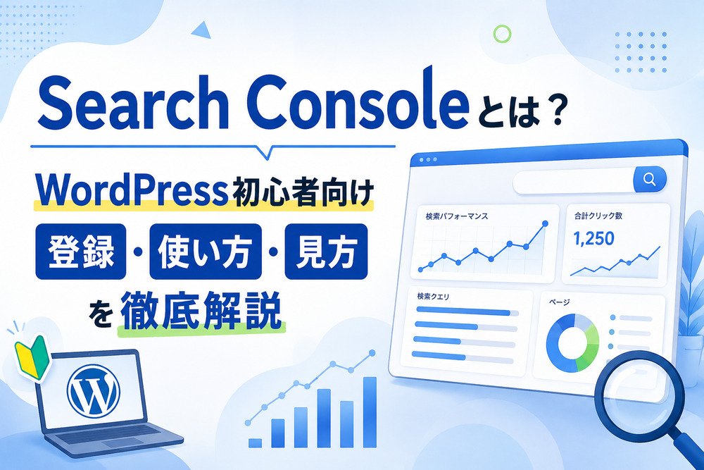 Search Consoleとは?WordPress初心者向け登録・使い方・見方を徹底解説