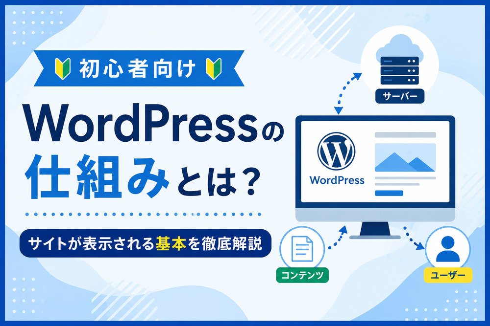 【初心者向け】WordPressの仕組みとは？サイトが表示される基本を徹底解説